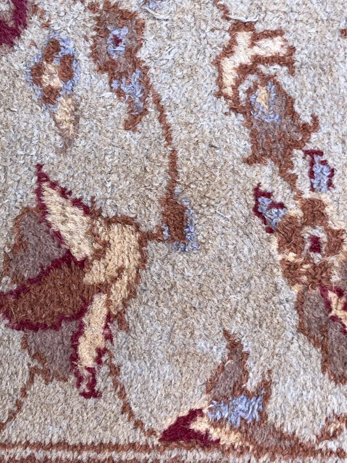 Very long tribal runner 440x82 cm tribal rug, beige, blue, vintage 2506