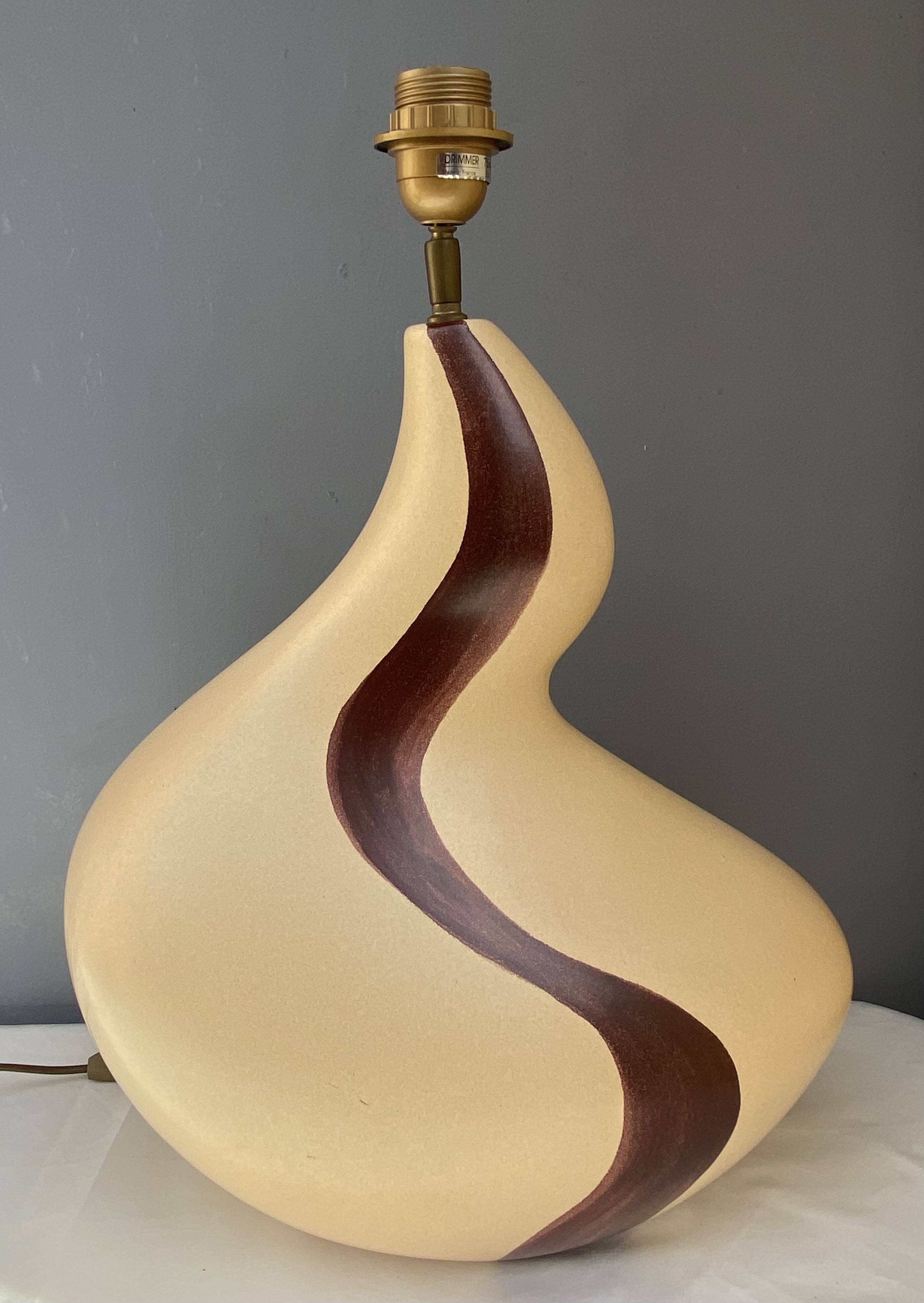 Drimmer ceramic lamp base from the 1980s