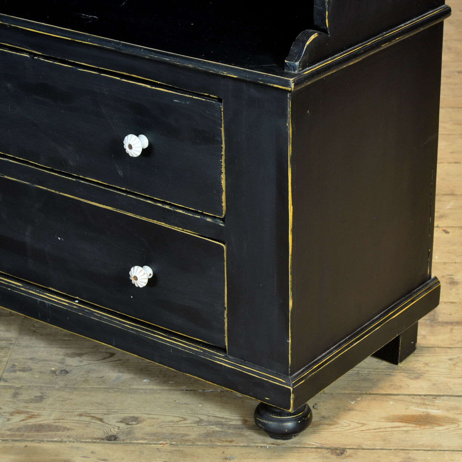 Black Pine cabinet, circa 1900
