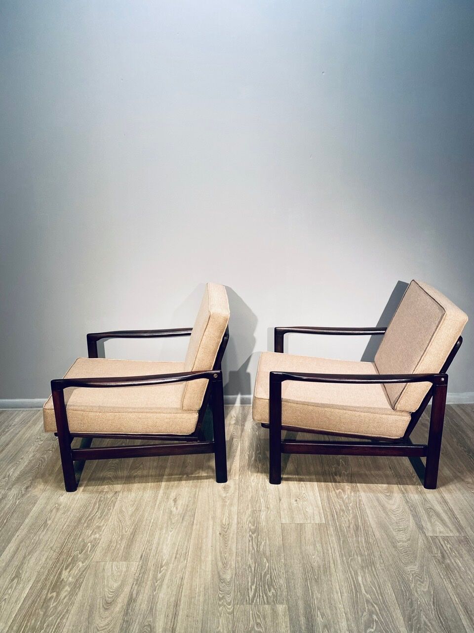 Paire de fauteuils  Z. Bàczyk millésime 60'