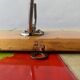Vintage wooden wall coat rack - triple ball hook