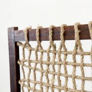 Paravent / séparateur de pièce brutaliste en « corde »