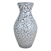 Crinkled ceramic vase West Germany, 1960s