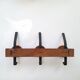 Teak and metal coat rack from the 60s