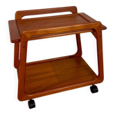 Danish teak bar cart, 1960s