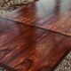 Mid-century danish rosewood extending table.