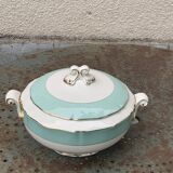 Soup tureen, Chambord model, semi porcelain, Ceranord France, vintage
