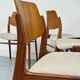 Chaises de salle à manger en teck par Hartmut Lohmeyer pour Wilkhahn, années 1960, lot de 6