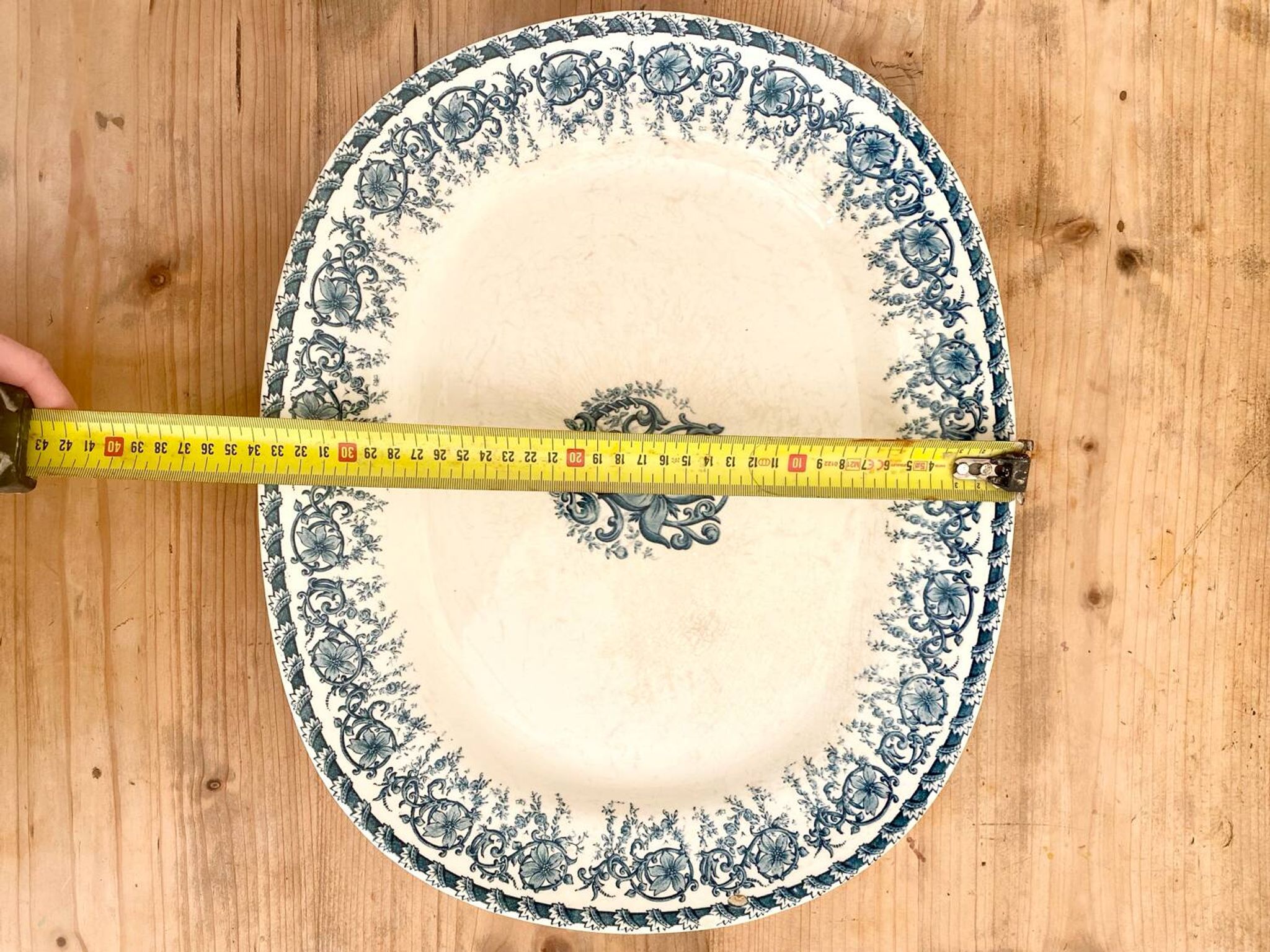 Grand plat Terre de fer