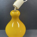 Orange opaline chandelier circa 1970