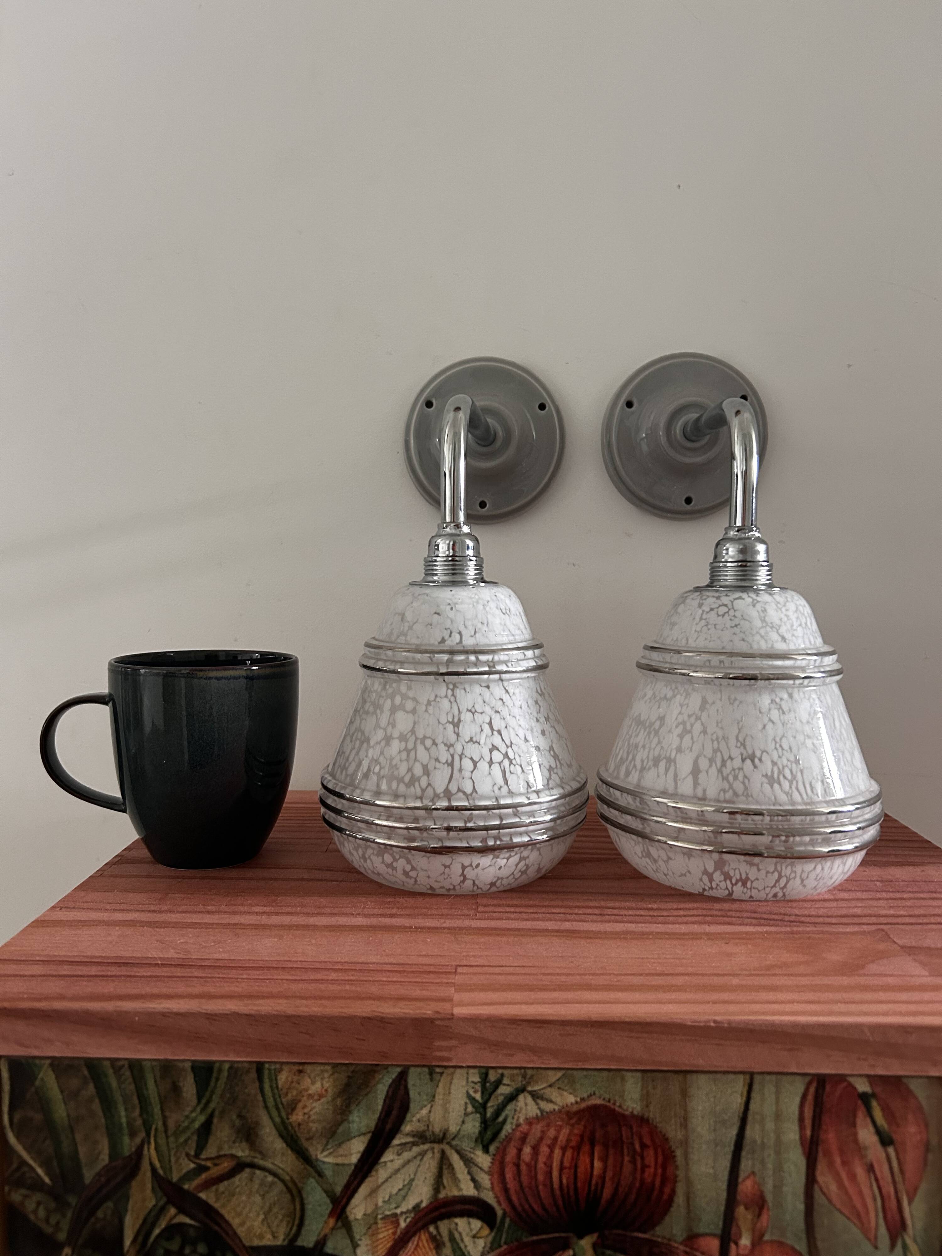 Pair of vintage wall lights