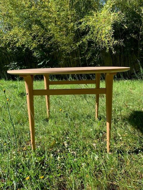 Superellipse table by Bruno Mathsson and Piet Hein for Fritz Hansen, Denmark 1980s