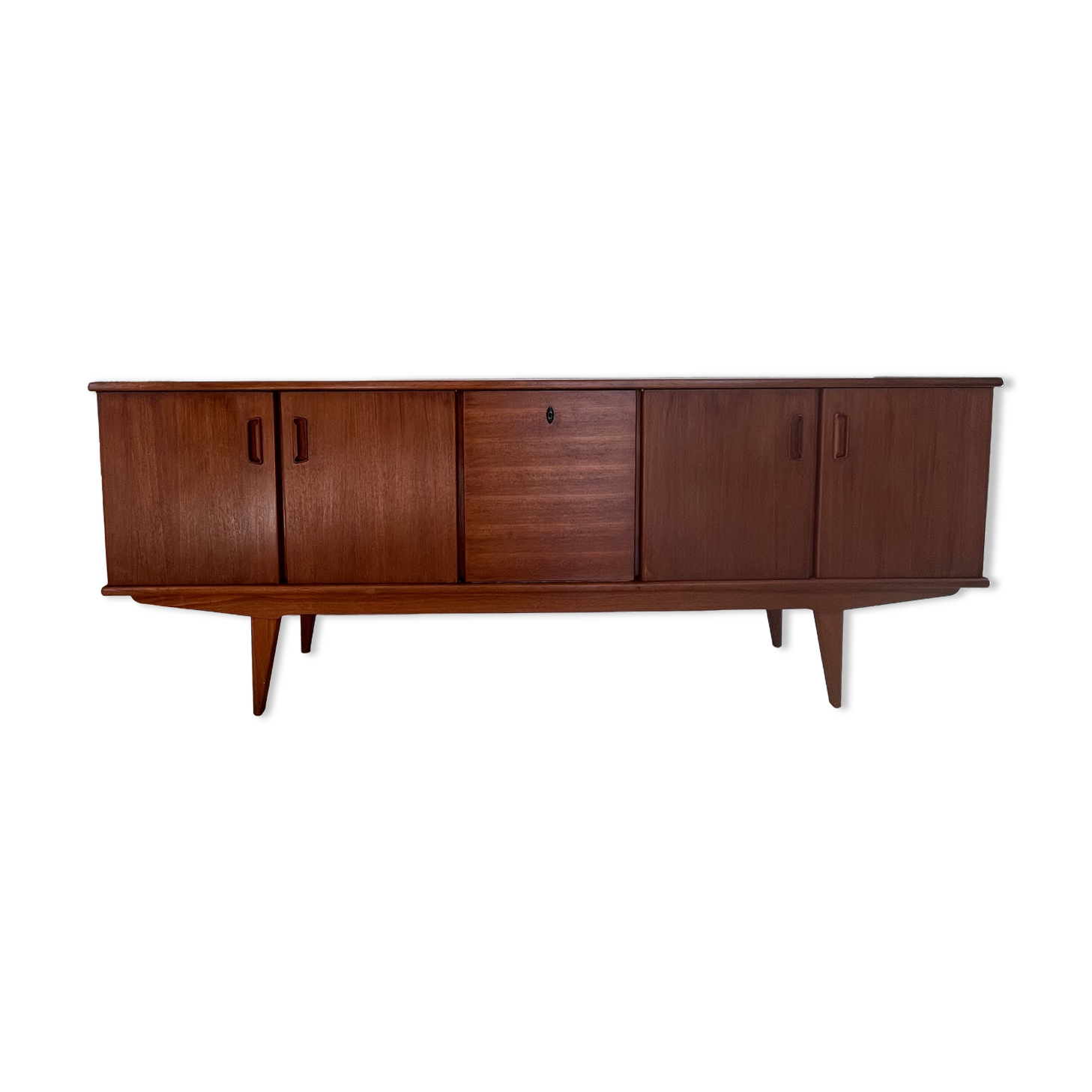 Teak enfilade 60s signed Malora