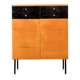 Vintage high sideboard with drawers