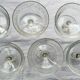 Lot 6 coupes champagne décor arabesques