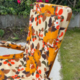 Deckchair chaise longue year 70