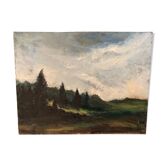 Peinture paysage rural de Yetty Leytens