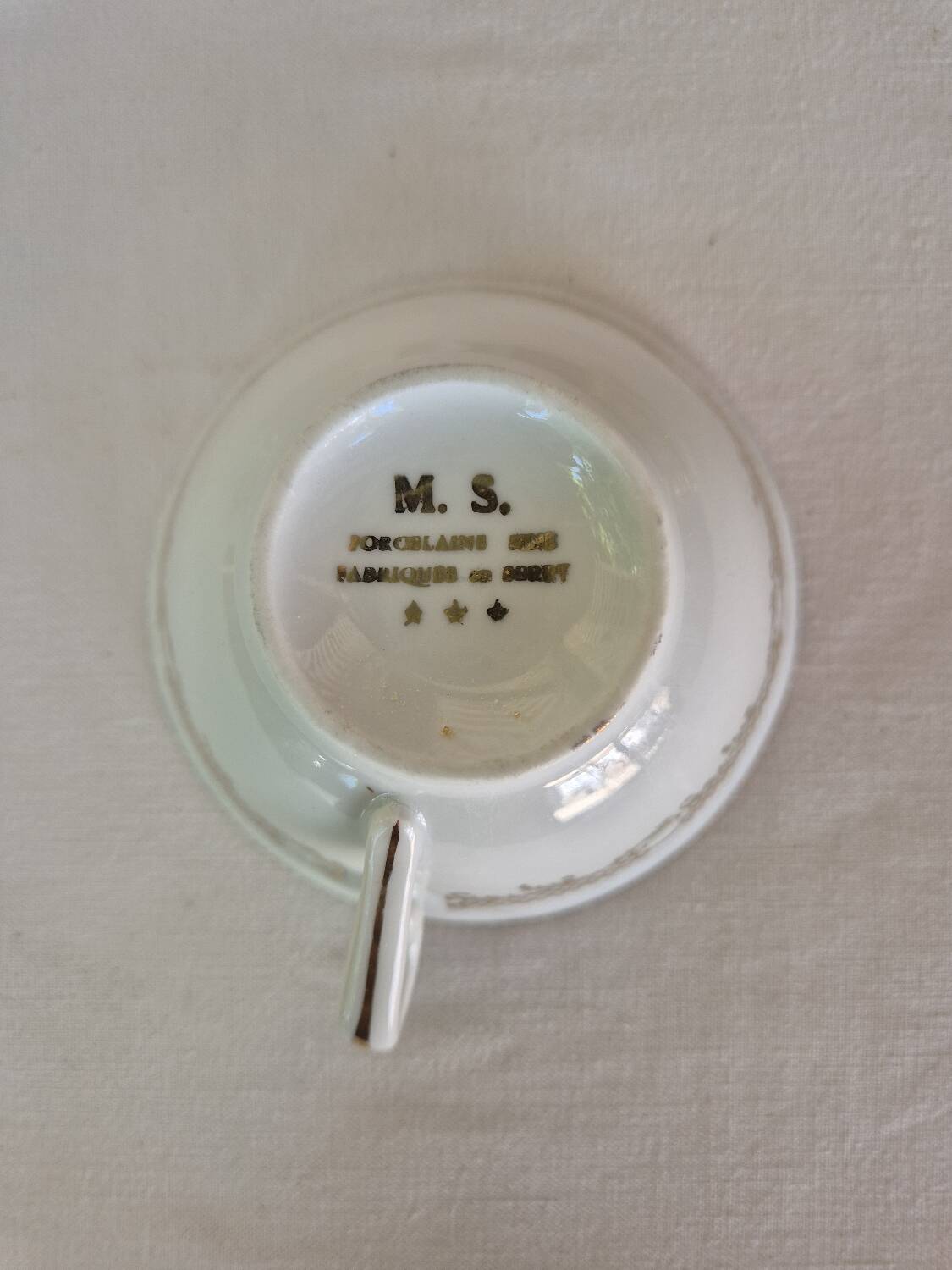 MS Limoges coffee service cups and saucers
