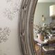 Miroir ancien oval