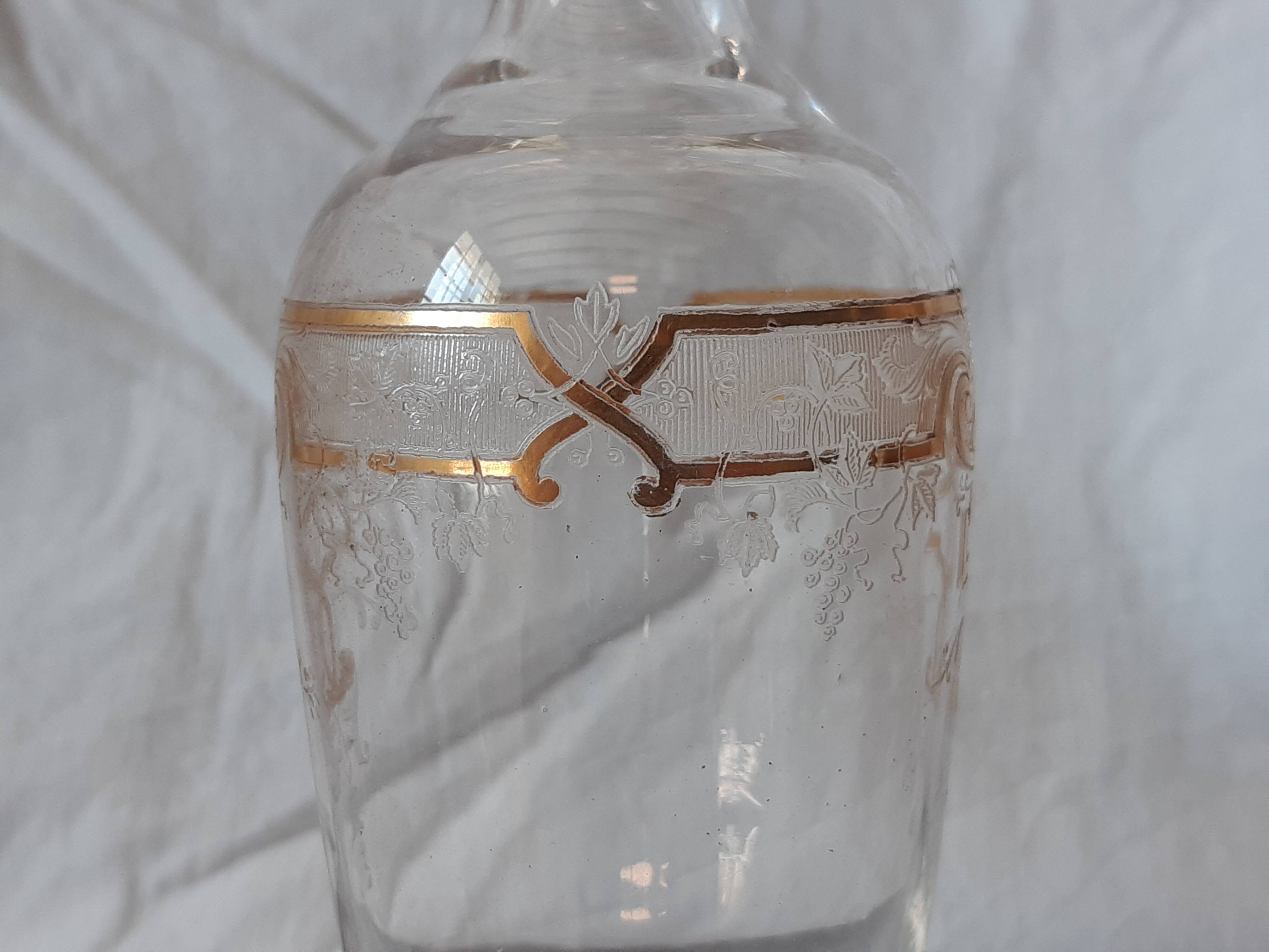 Saint-Louis crystal liqueur carafe