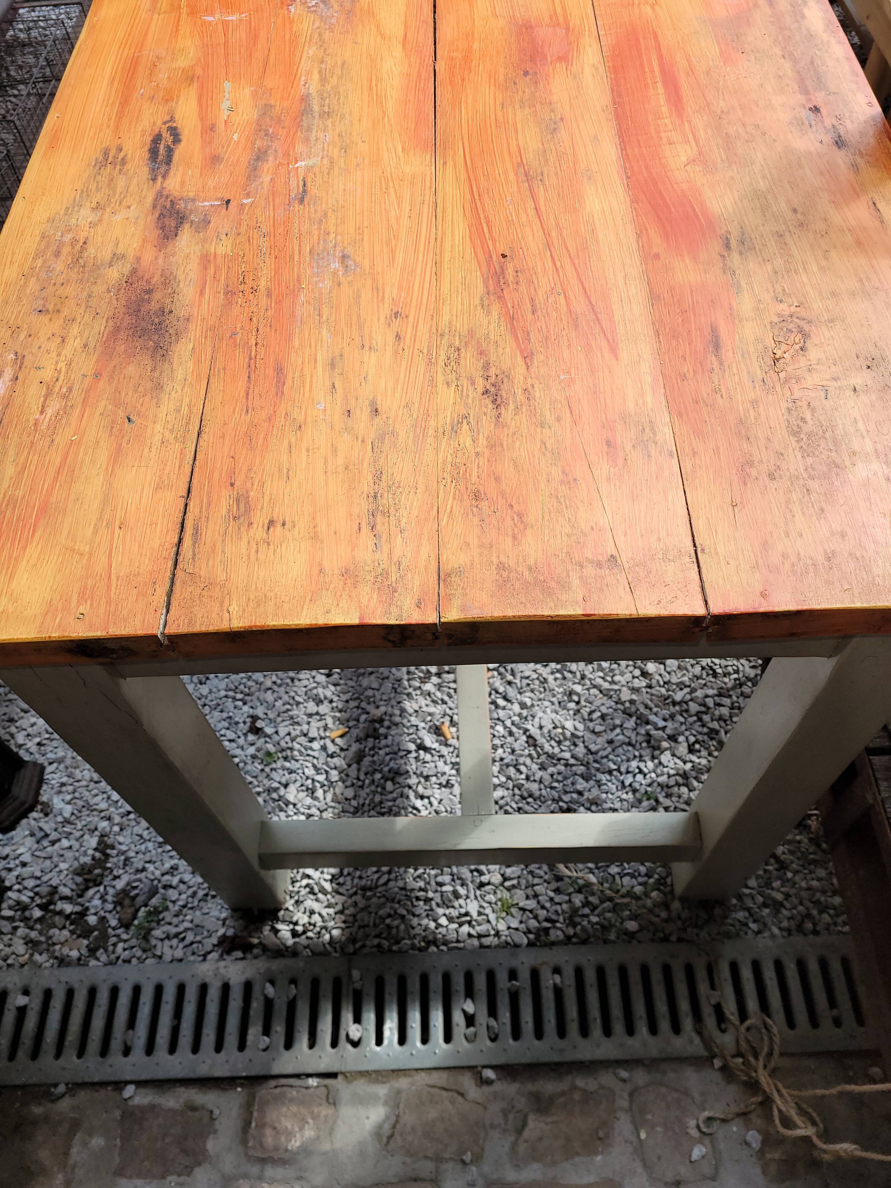 Farmhouse table 256cms long