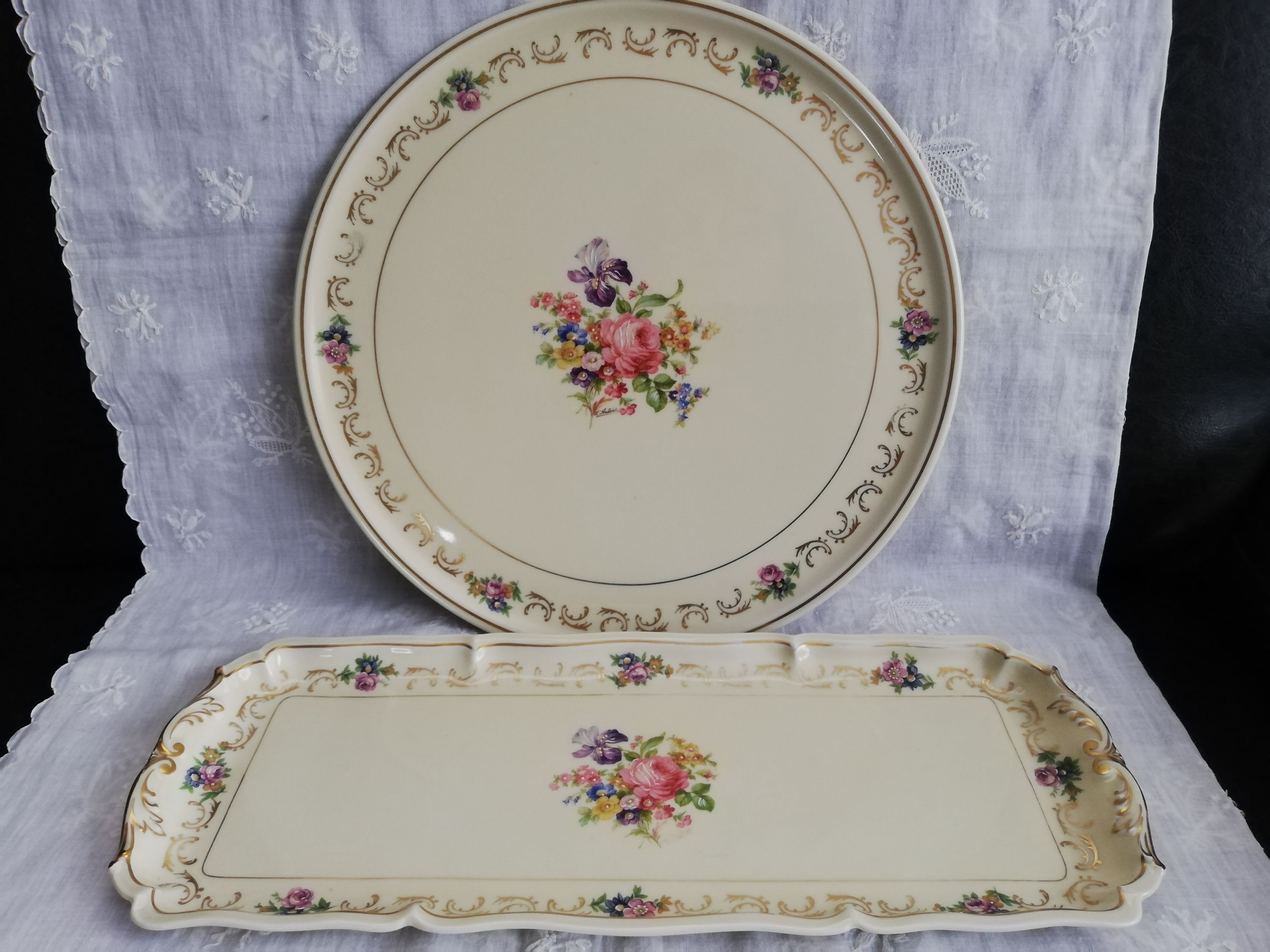 Cake dish, cakes, Ancienne fabrique Royale Limoges