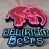 Neon sign Delirium Tremens