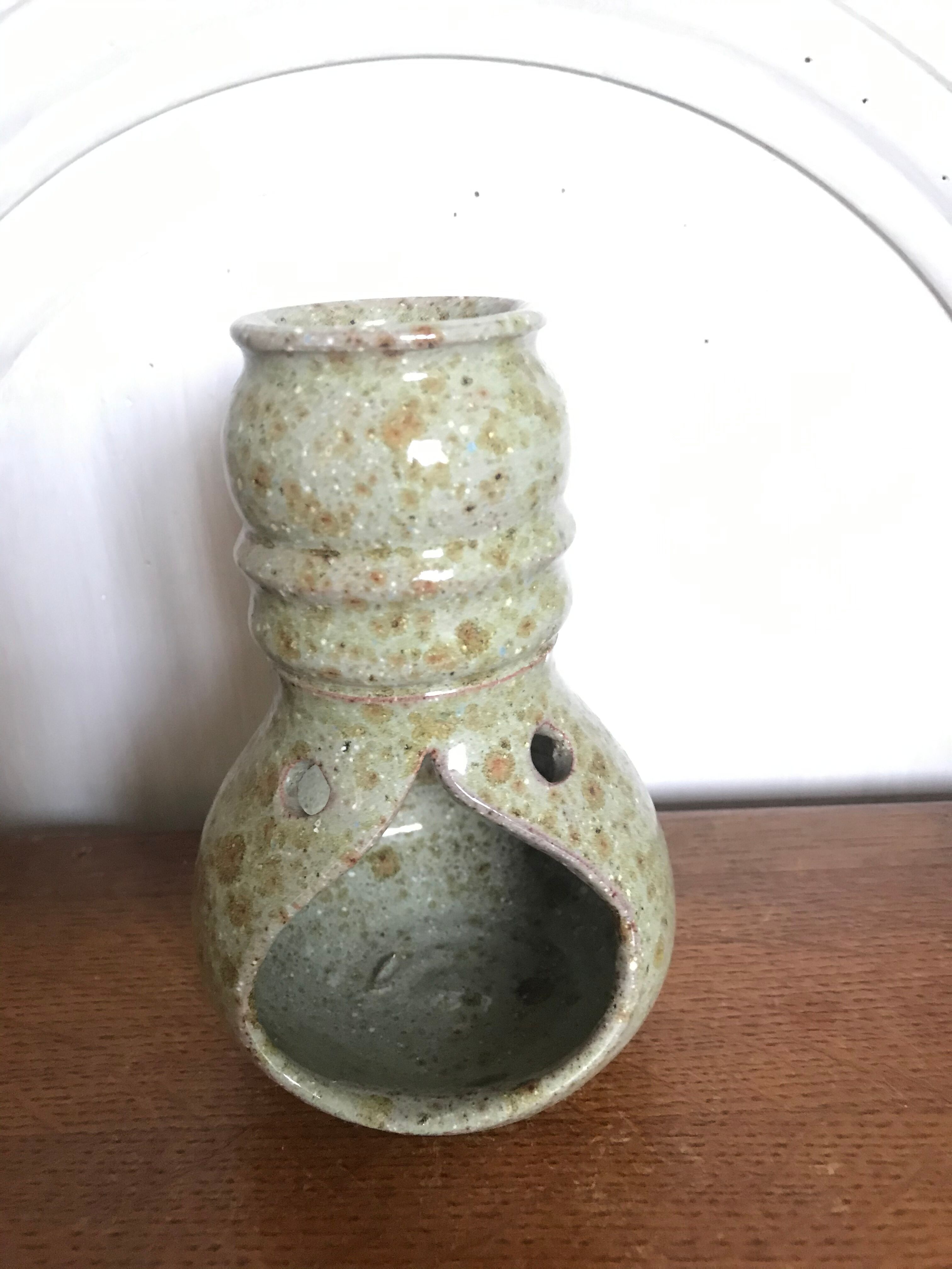 Vintage sandstone candlestick