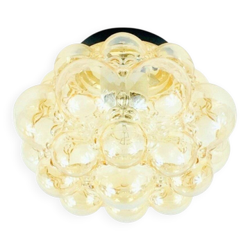Lustre en verre bulle du milieu du siècle par Helena Tynell pour Limburg, années 1960.