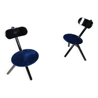 Paire de tabourets pliables de Calligaris, 1990