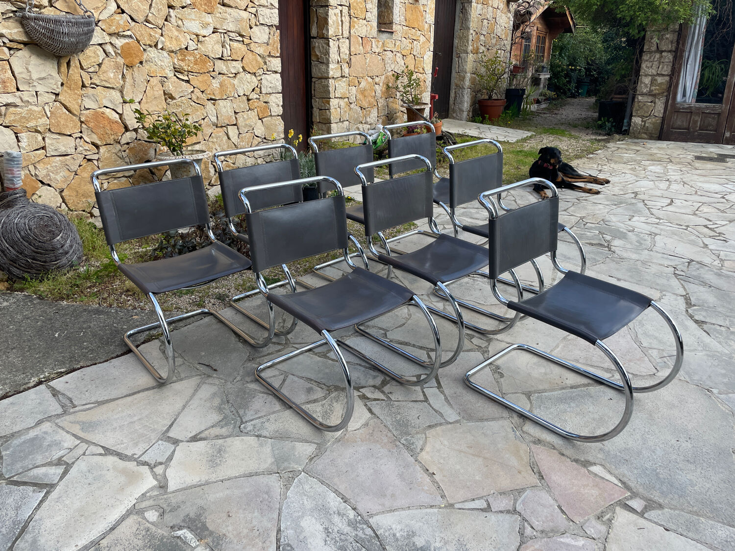 Chaises Mies Van Der Rohe Édition Année 80