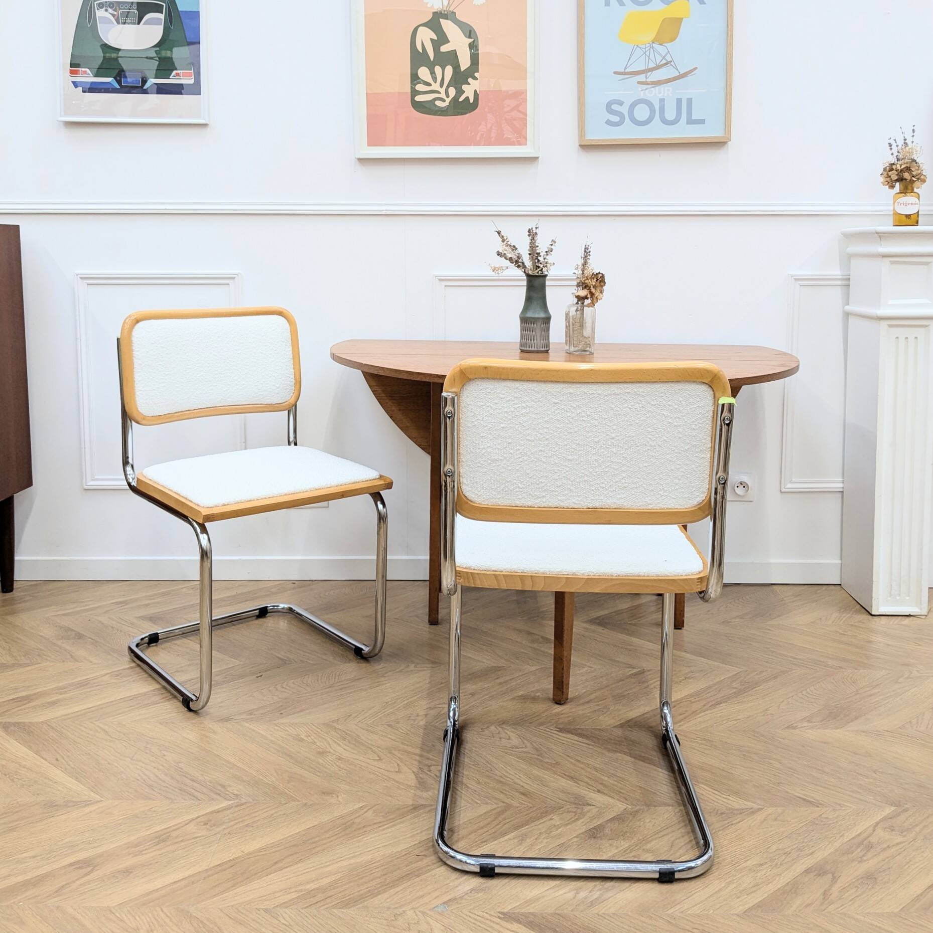 2 B32 Marcel Breuer Chairs