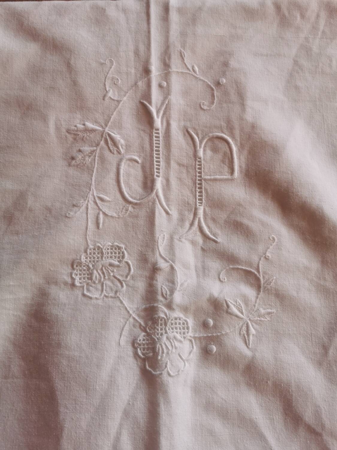 Monogrammed towel