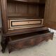 Armoire ancienne en bois massif avec miroir – style Louis XV – belle pièce