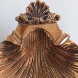 Solid brass scallop / pocket tray / ashtray/