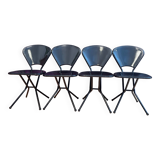 Set of four Sebastian chairs designed by Niels Gammelgaard, Ikea, Sweden, 1