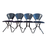 Set of four Sebastian chairs designed by Niels Gammelgaard, Ikea, Sweden, 1