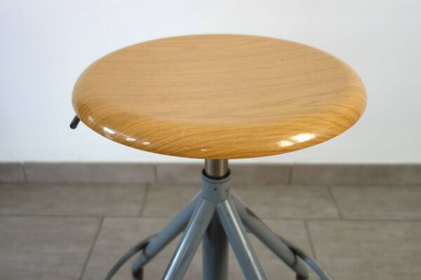 Tabouret industriel d'atelier BAO vintage