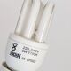 Vintage glass globe table lamp in millefiori style, 1990s.
