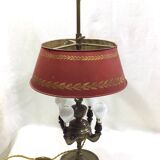 Bouillotte lamp with 4 lights