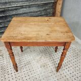 Antique table dining table desk 60x80 cm beech