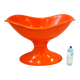 Berceau landau en plastique moule orange 1970 vintage space age 70s 70's po