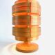 Cylindrical Pine Veneer Table Lamp By Hans-Agne Jakobsson For Ab Ellysett, Sweden 1960S