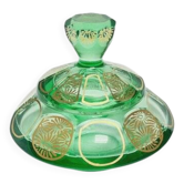 Art Deco candy dish from Moser, former Czechoslovakia, 1960s