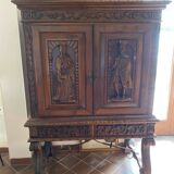 Argentier en bois style renaissance espagnole