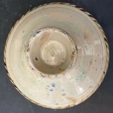Plat Mokhfia Fès Maroc XVIIIe faïence polychrome 21,7 cm