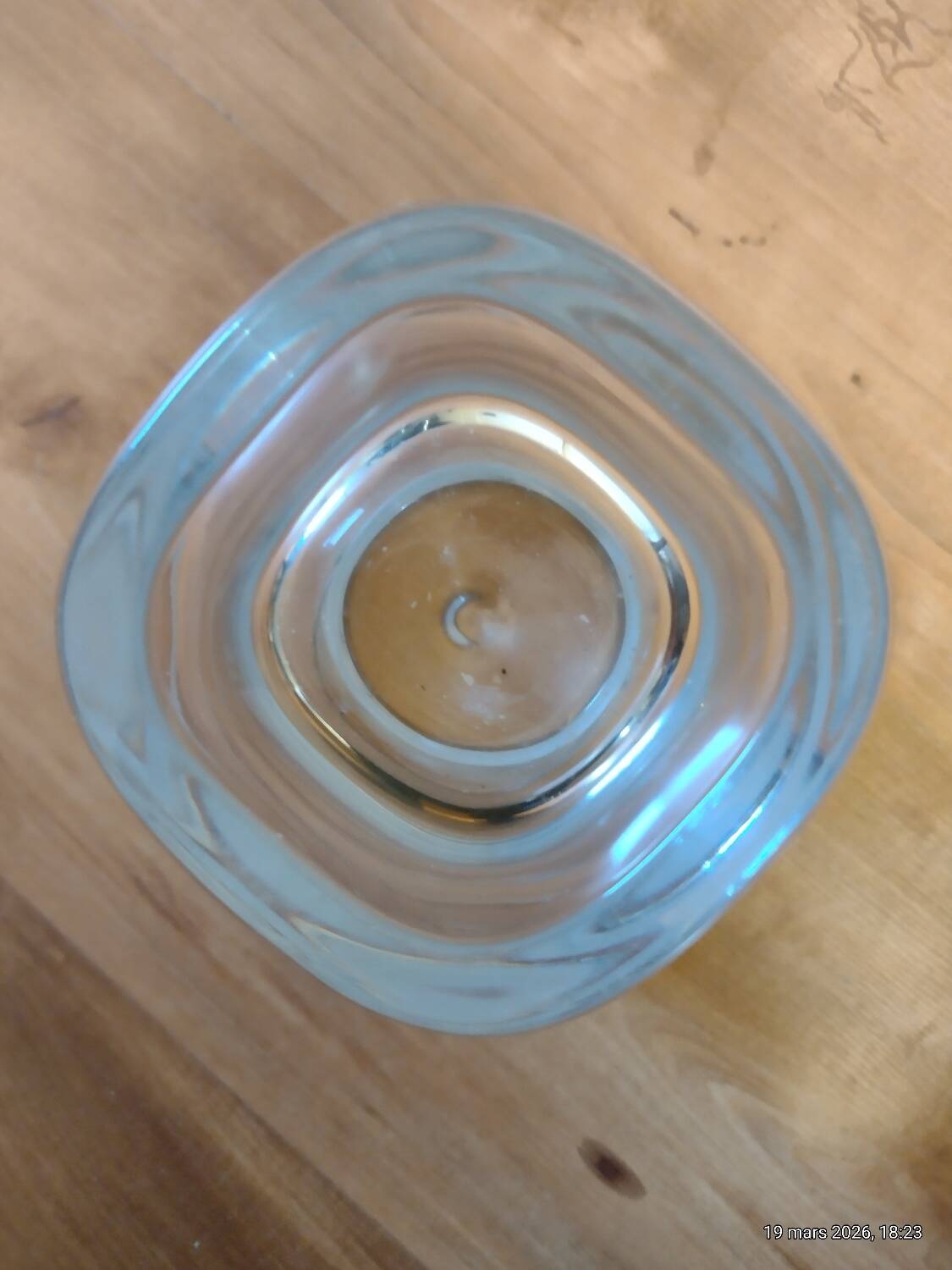 Vintage crystal ice bucket from Sèvres.