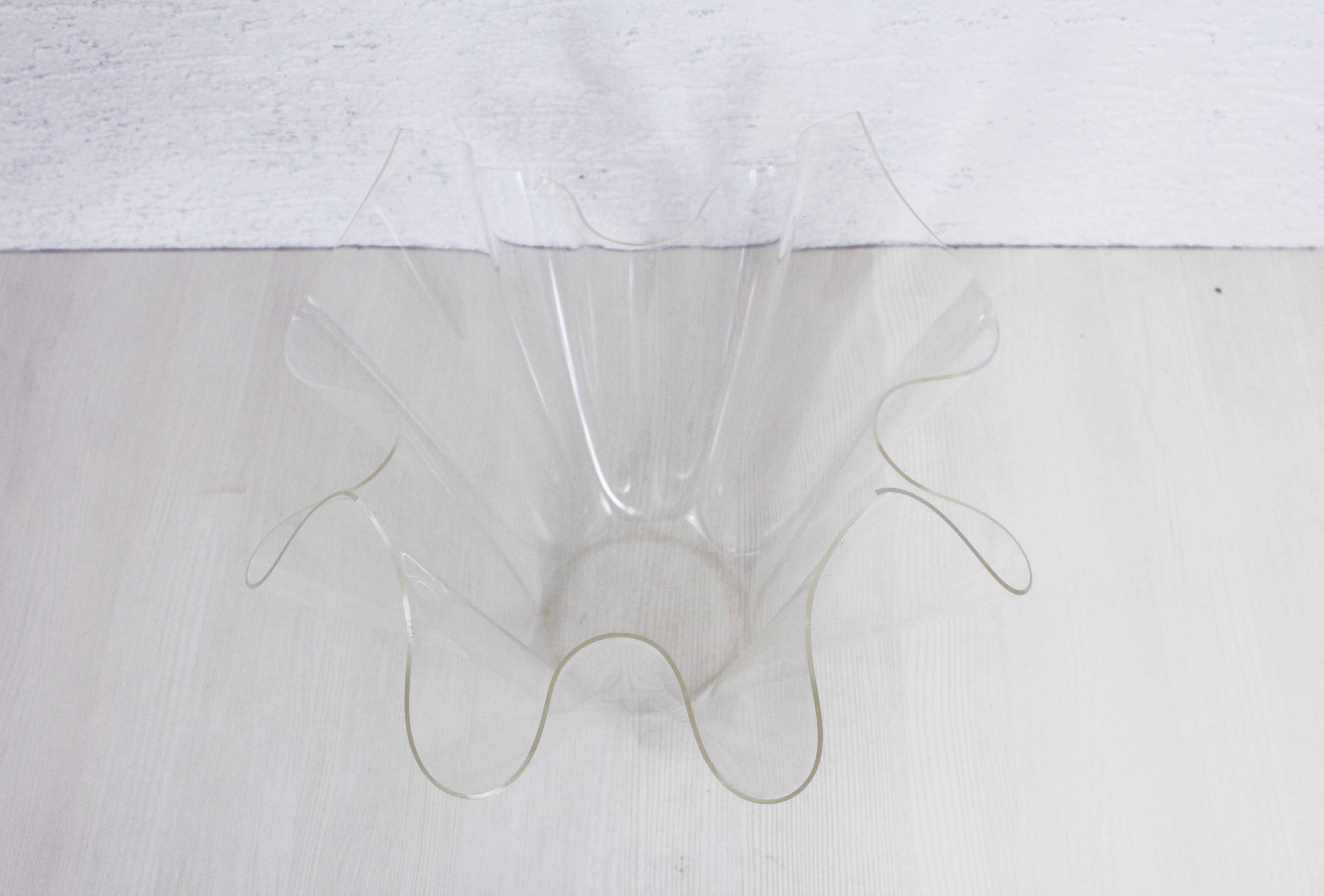 Plexiglas fruit basket or vase