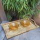 Plateau bambou et nacre