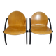 2 vintage low chairs